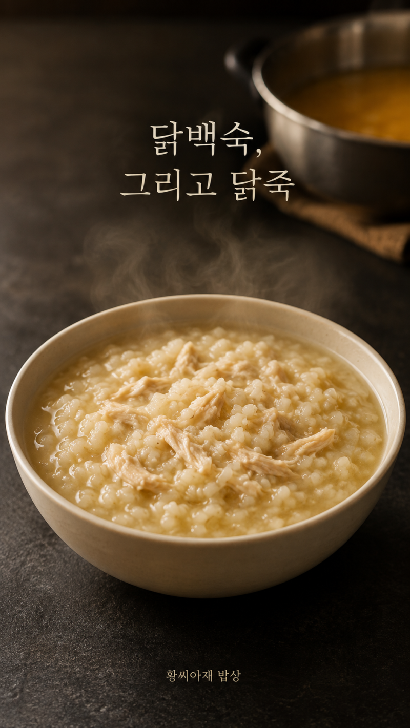 암웨이 퀸 Ti 닭백숙·닭죽 만들기 암웨이 퀸 인덕션 죽 메뉴로 한 냄비 완성