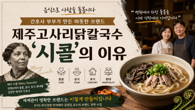 제주고사리닭칼국수에 왜 ‘시콜’이라는 이름이 들어갔을까?