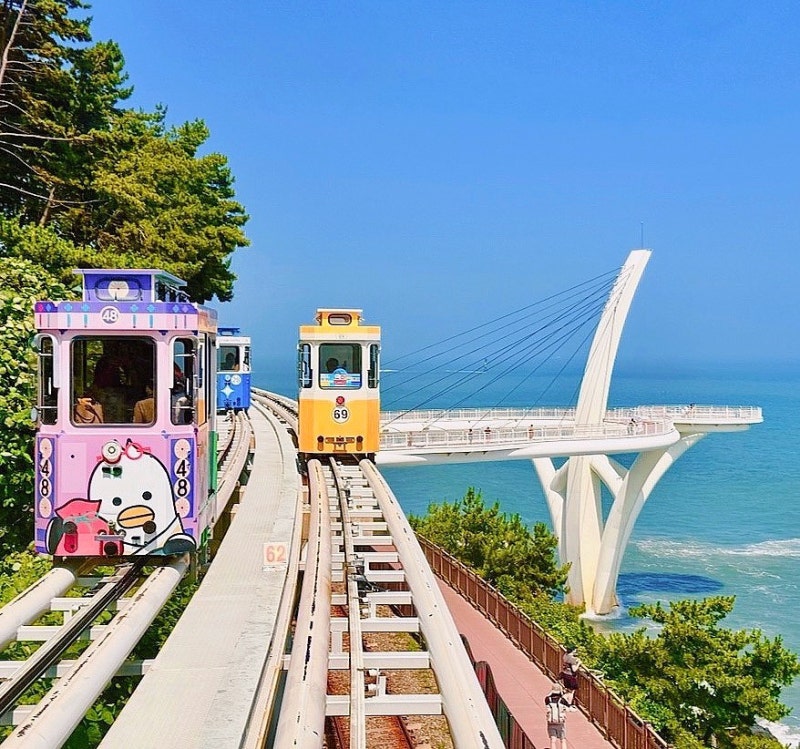 해운대 블루라인파크 부산 스카이캡슐 해변열차 예약 부산 해운대 여행