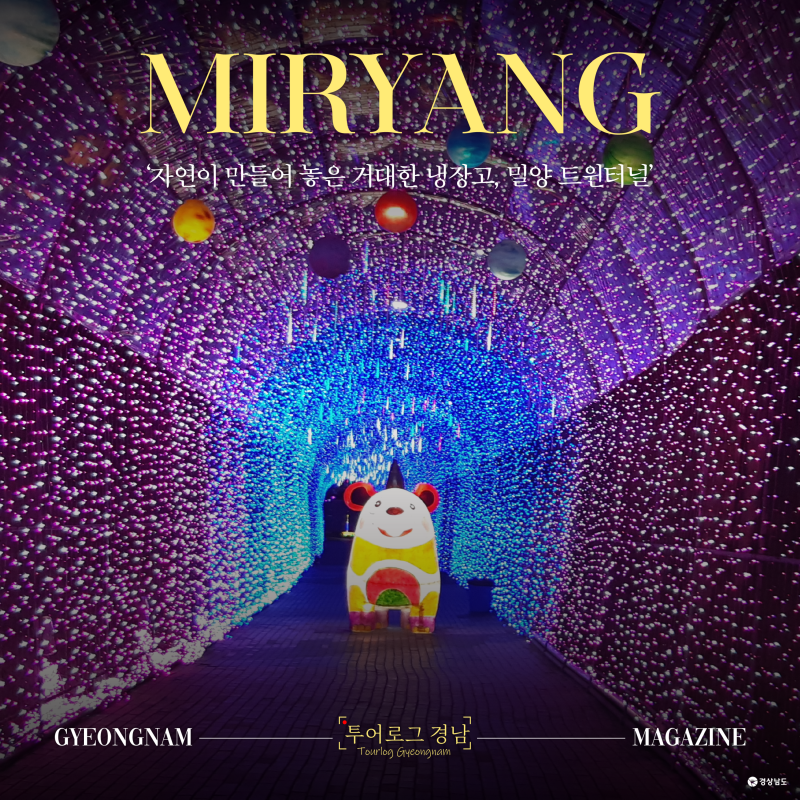 [경남/밀양]시원한 여름, 별빛이 쏟아지는 비밀의 동굴로! 밀양 트윈터널~~