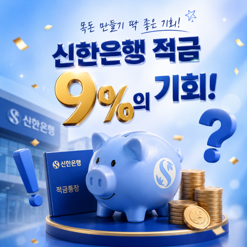 신한 적금 9단 총정리｜8월 14일 출시, 최고 연 9% 금리 가입조건·우대금리·가입방법