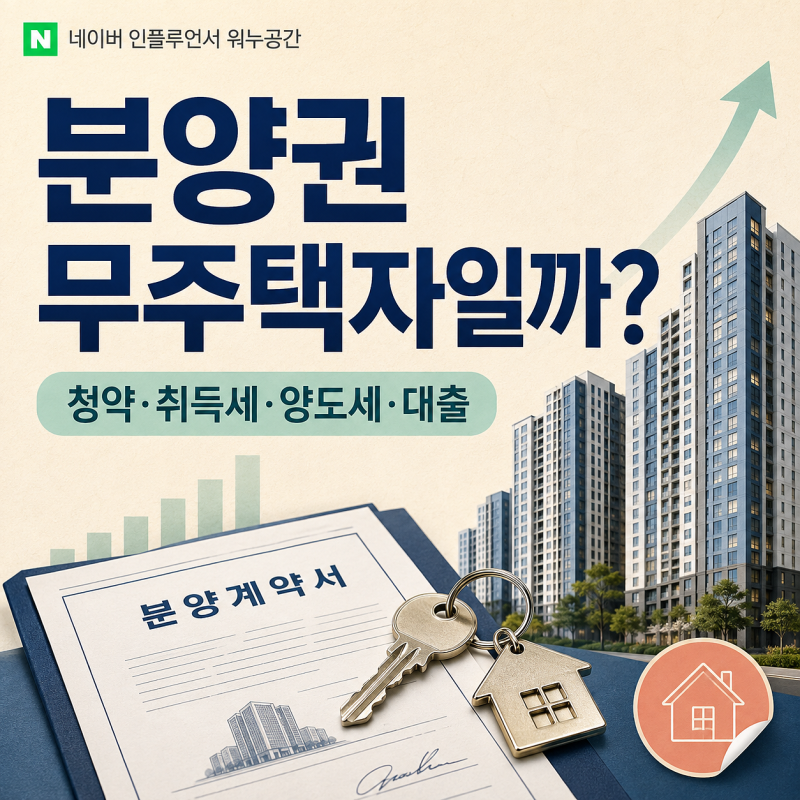 분양권 있으면 무주택자일까? 청약 주택수·취득세·양도세·대출 기준