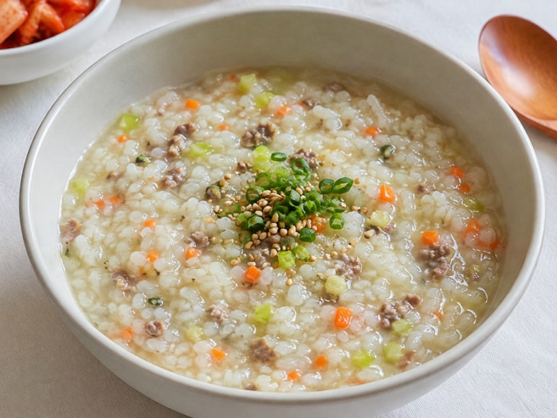 소고기야채죽 레시피｜부드럽고 든든한 영양만점 한 끼, 집에서 간단하게 만들기