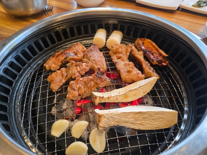 포항 오천 맛집 냉면 맛있는 가족외식 고기집 솔가숯불갈비