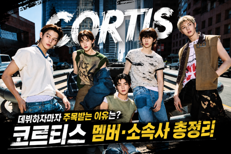 코르티스, 데뷔하자마자 주목받는 이유는? 멤버·소속사 총정리
