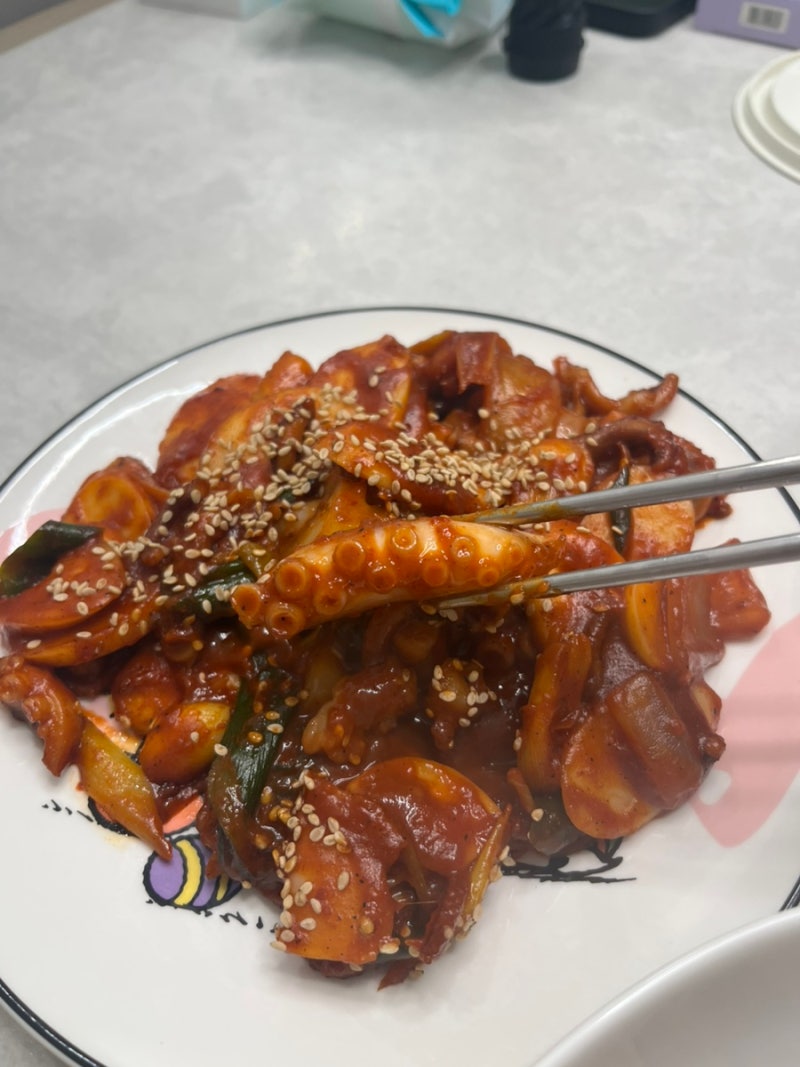 정호영낙지볶음 ) 정호영손질왕낙지 간단하게 한끼가능