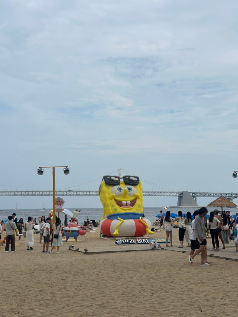 [부산 광안리] 광안리 해수욕장, 수영하고 샤워까지! 가성비 부산 바캉스