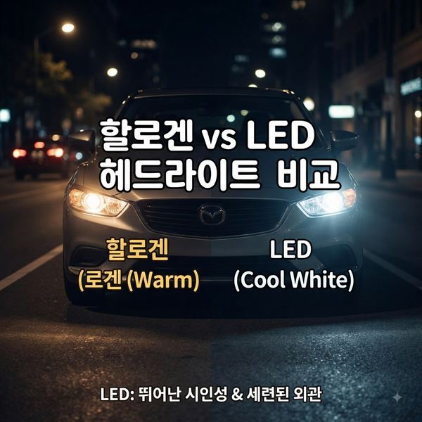 밤길이 침침하신가요? 전조등 교체부터 합법 LED 업그레이드 비용까지 완벽 정리