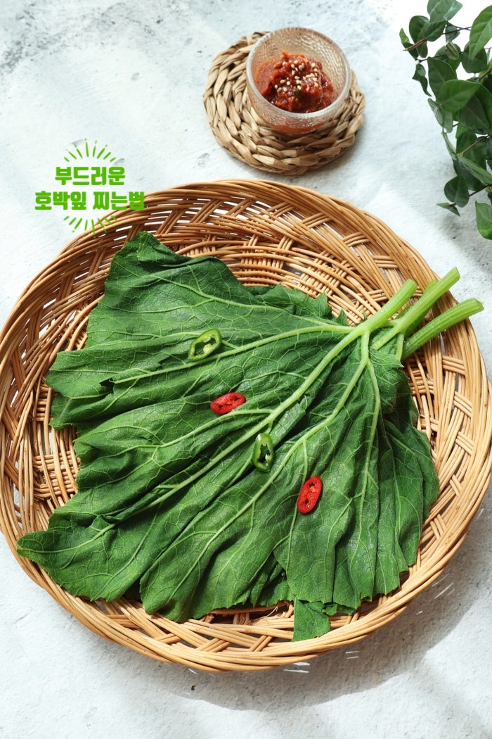 호박잎 찌는법 손질법 삶는법 호박잎요리