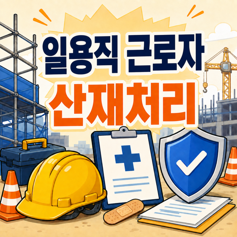 일용직 근로자도 산재처리 가능할까? 신청 조건과 보상 총정리