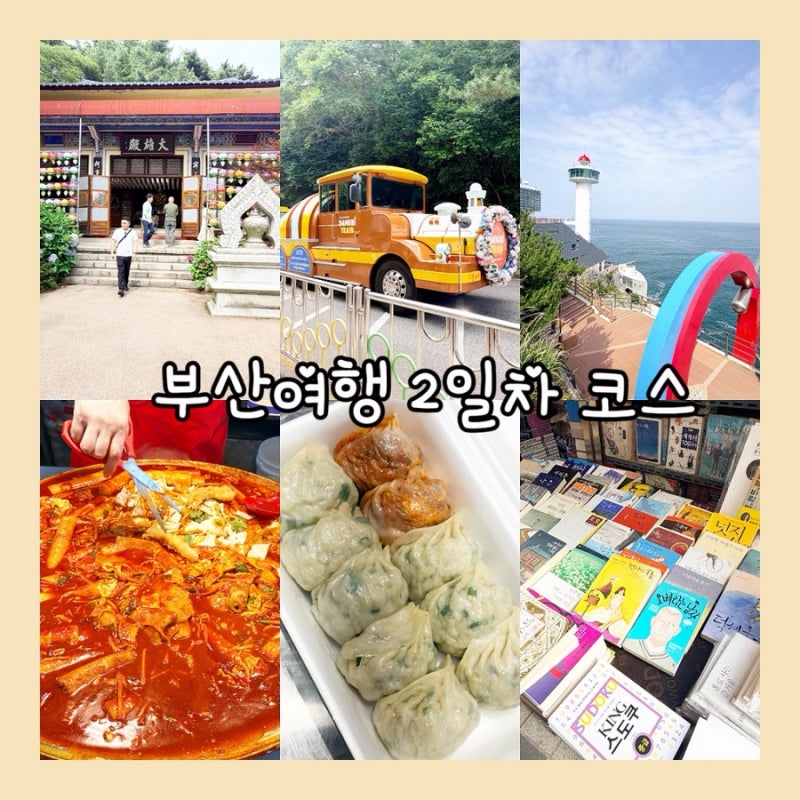 부산 여행 2일차 코스｜태종대 유람선·다누비열차부터 깡통시장, 보수동책방골목까지