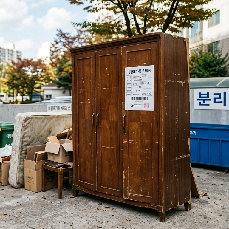 가정 폐기물 처리방법 가구 대형폐기물 스티커 파는곳