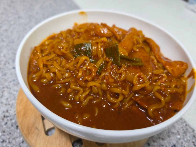 남은 엽떡 맛있게 먹는 법
