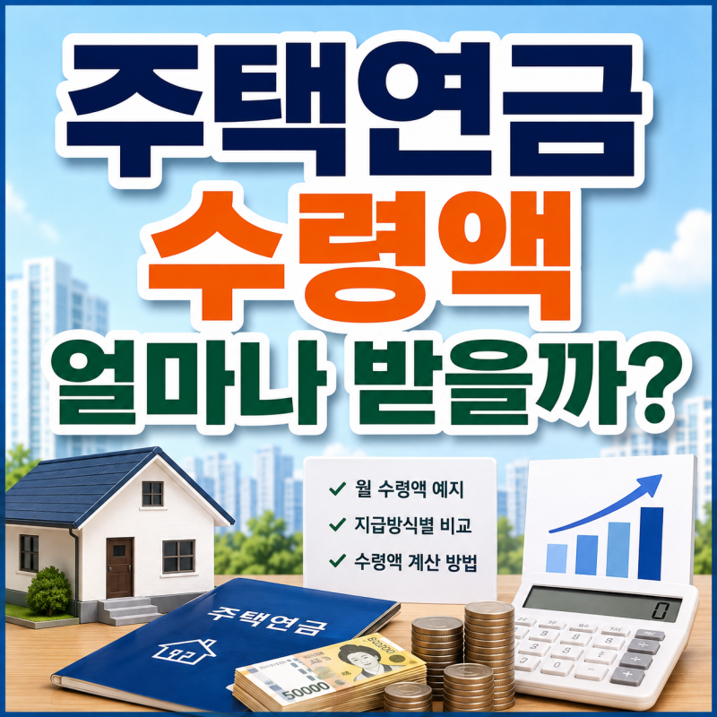 주택연금 수령액, 3억·5억·7억 집이면 매달 얼마 받을까?