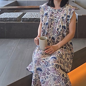 딩굴댕굴하우스 인견잠옷 원피스 한벌 여름 홈웨어 추천