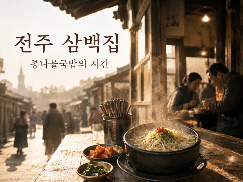 전주 콩나물국밥은 어떻게 시작됐을까｜1947년경 삼백집이 지켜온 역사