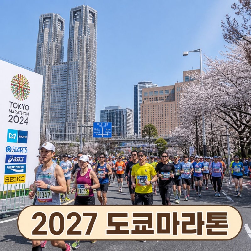 2027 도쿄 마라톤 접수 방법 일정 참가비 코스 총정리
