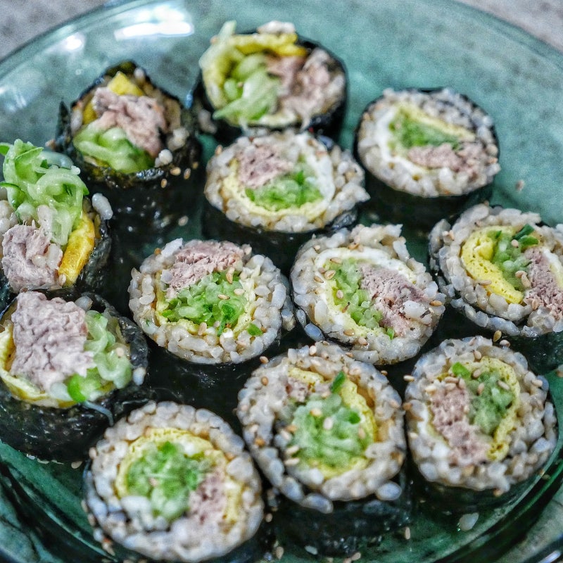 오이 참치김밥 만들기 꼬마 김밥 만들기