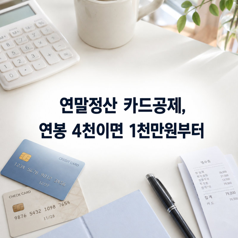 25% 넘으면 계산이 달라집니다｜신용카드 소득공제, 체크카드·현금영수증 차이 총정리
