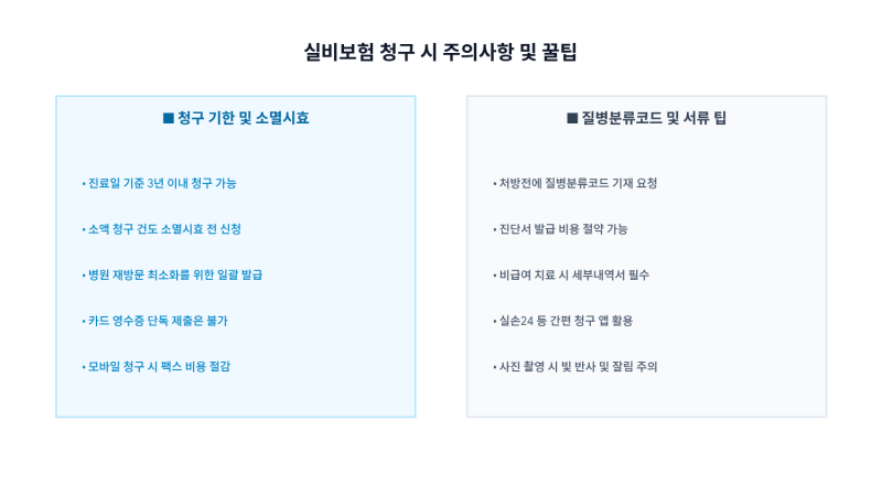 실비보험 청구: 실비보험 청구 서류 및 모바일 간편 신청 방법