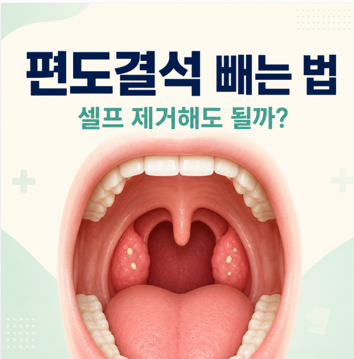 편도결석 빼는 법, 셀프로 제거해도 될까? 가글·기침·병원 치료 총정리