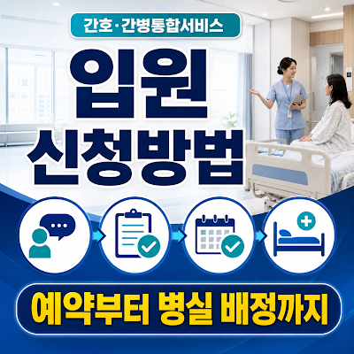 대학병원 간호·간병통합서비스 입원 신청방법｜예약부터 병실 배정까지