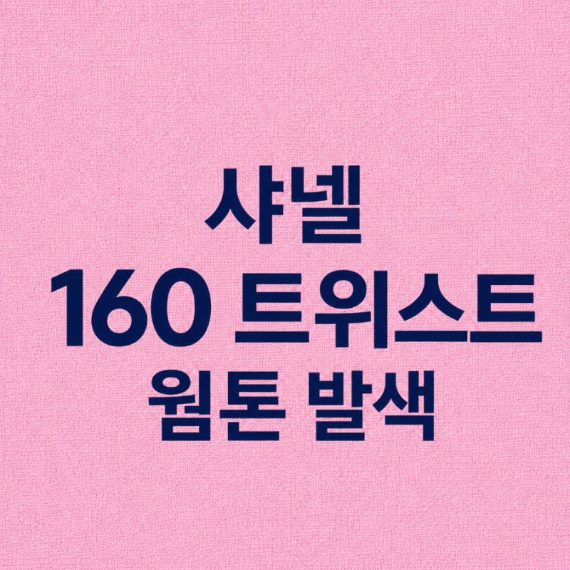 샤넬 루쥬 듀오 160 트위스트 웜톤에 어울릴까? 실제 발색 후기