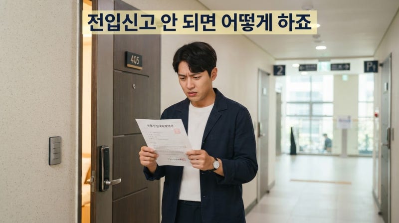 전입신고 못 하는 전세집 대항력 확보하는 방법 5가지