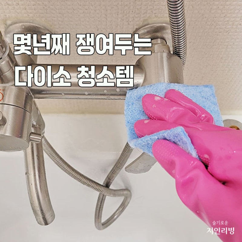 몇년째 쟁여두는 다이소 욕실 청소용품