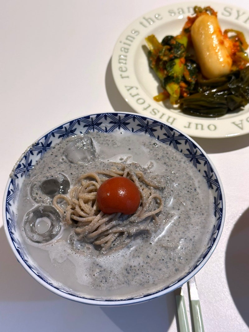 [여름 집밥] 서리태콩국수 만들기 : 콩물 직접 갈아 만든 메밀콩국수