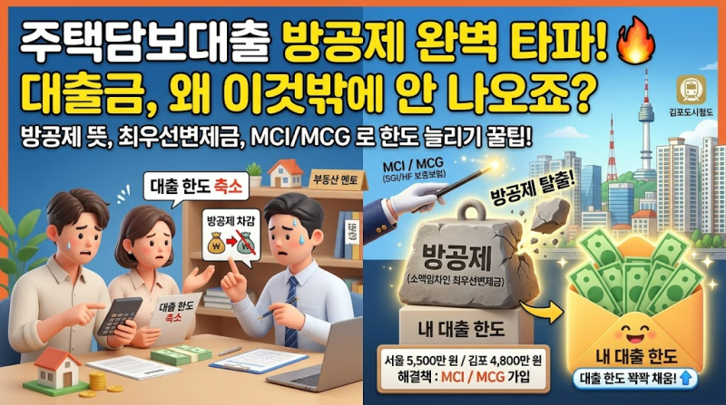 "내 대출금, 왜 이것밖에 안 나오죠?" 얄미운 '방공제' 완벽 타파! (feat. 주담대 한도 늘리는 ....