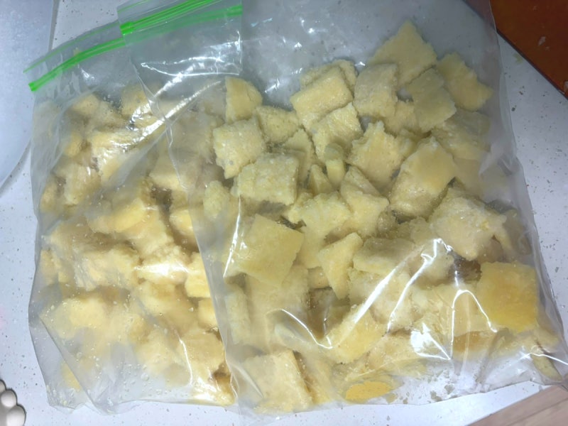 다진마늘 냉동보관법｜1.6kg 손질해서 큐브처럼 하나씩 꺼내쓰기