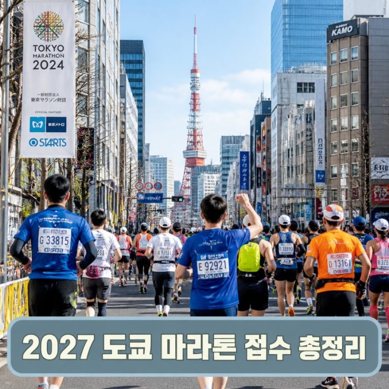 2027 도쿄 마라톤 접수 방법 일정 참가비 총정리