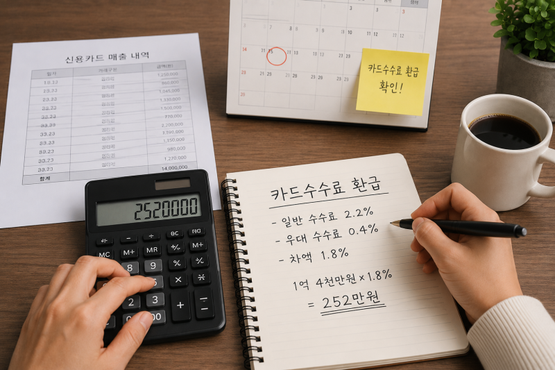 카드수수료 환급 신청 안 해도 들어온다? 대상·조회방법·얼마 받는지 계산해봤어요