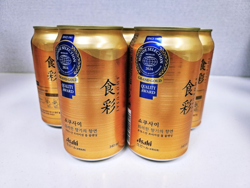 [코스트코 맥주] 할인 행사하면 꼭 담아 오는 아사히 쇼쿠사이 프리미엄 생맥주캔 솔직후기