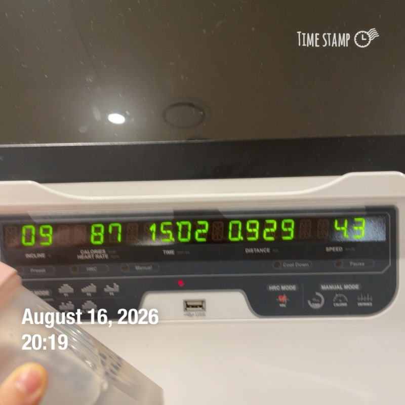 WEEK 3 Day 09 - 유산소 (Treadmill, Bike & Elliptical) 60분 완료