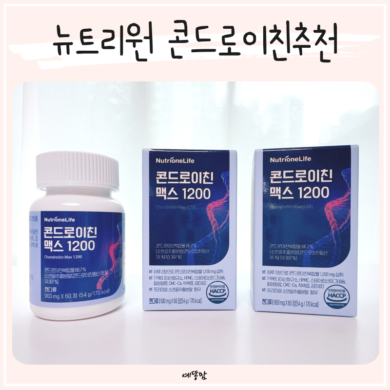 네이버추석세일 뉴트리원라이프 부모님 명절선물 추석선물로 챙긴 콘드로이친추천