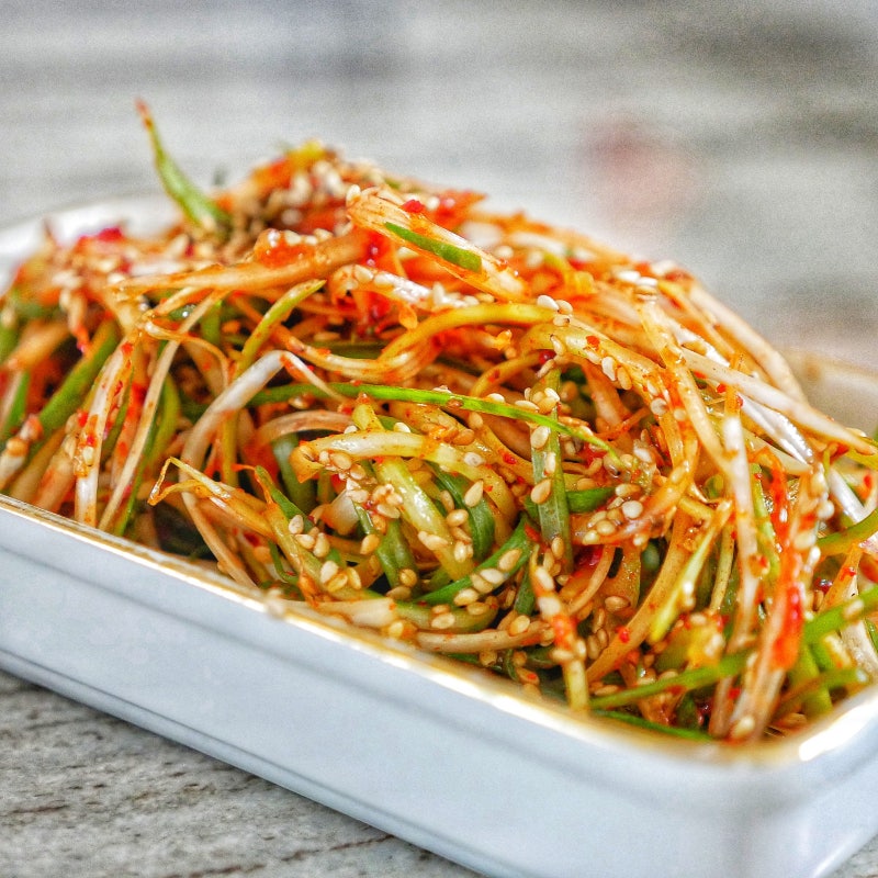 고기가 2배 맛있어 지는 파절이 양념 파무침 레시피