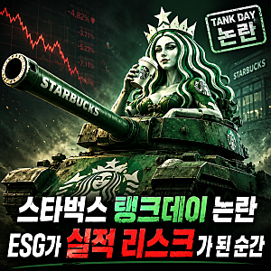 스타벅스 탱크데이 논란, ESG가 실적 리스크가 된 순간