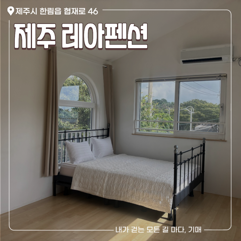 다시 협재에 간다면 무조건 여기서 잘 겁니다. 제주 협재 가성비 숙소, 레아펜션