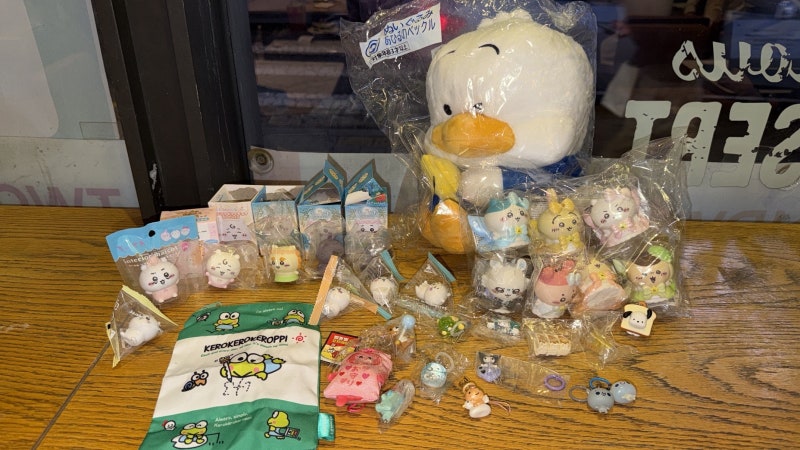 홍대 연남 가챠샵 투어 산리오 치이카와 토벌하기