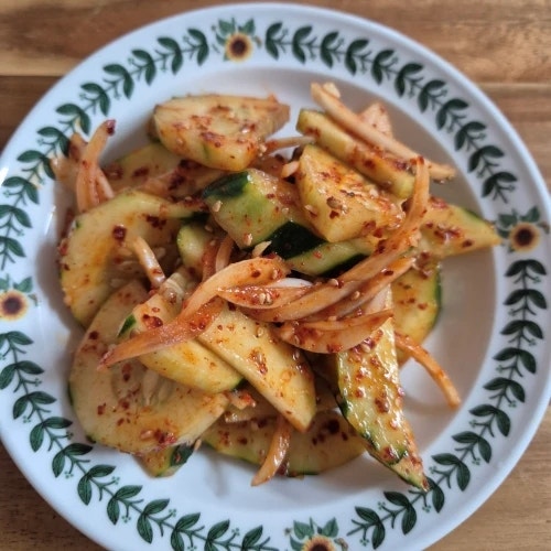 초간단 3분 컷 오이무침! 불 없이 만드는 여름 입맛 도둑 레시피