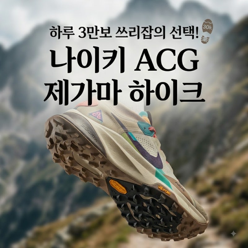[하루 3만보 쓰리잡] 나이키 ACG 근황;;; 제가마 하이크 (등산화, 하이킹 신발)