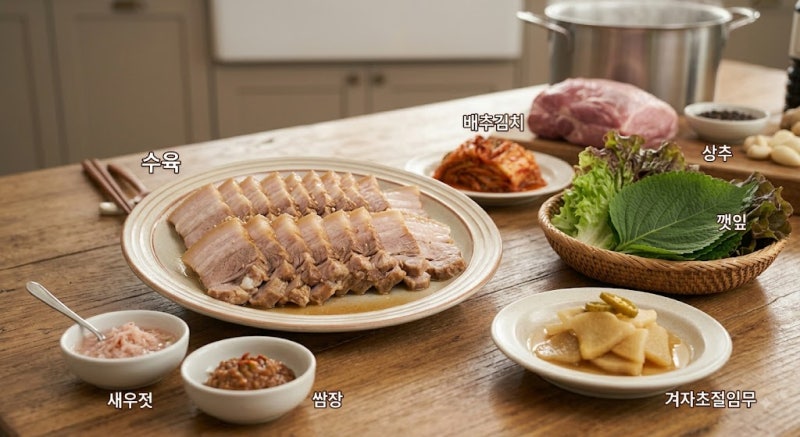 성시경 돼지고기 앞다리살 수육 맛있게 만드는법 따라하기