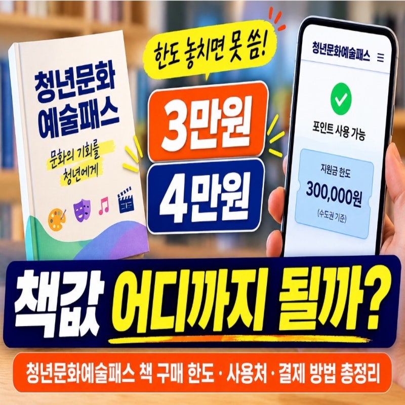 청년문화예술패스 책 구매 후기·YES24 사용처·안되는 곳 총정리