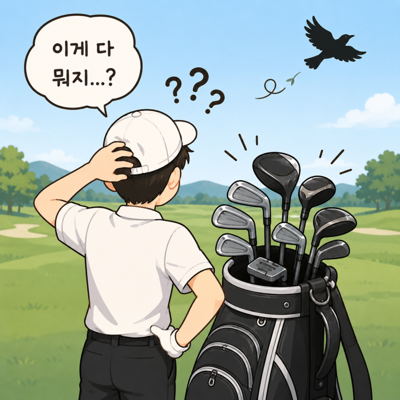 고속터미널 골프샵 골프채 부분 명칭 총정리, 골린이인 제가 직접 알아봤습니다