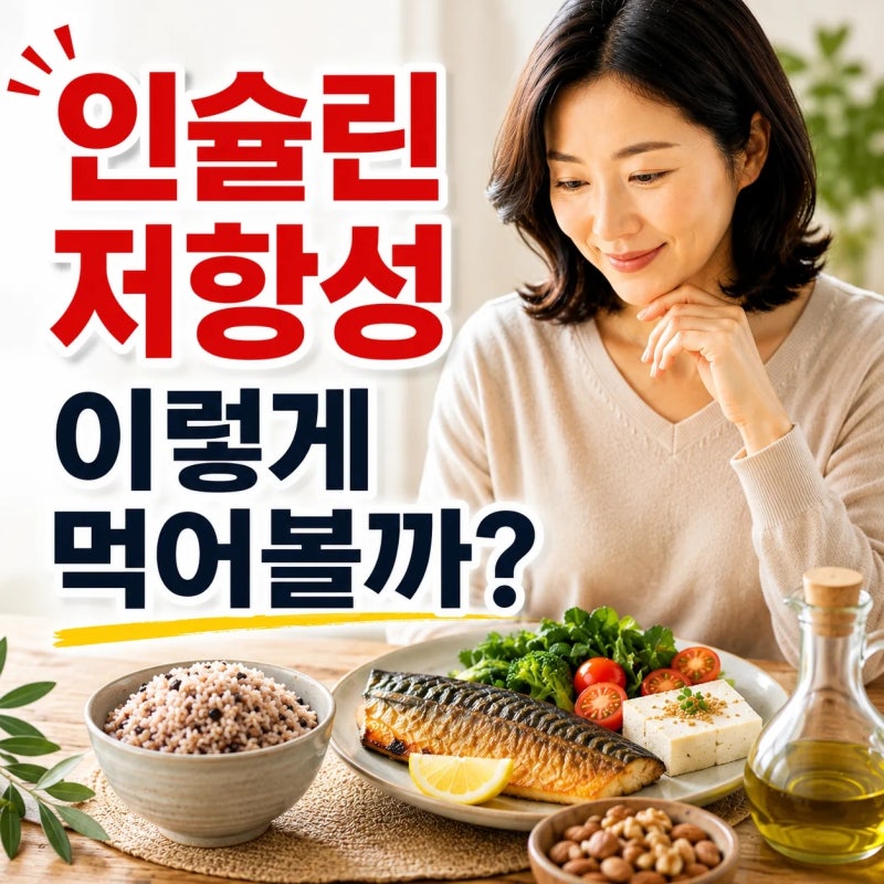 인슐린 저항성에 좋은 지중해식 식단｜일주일 식단표와 필수 식재료