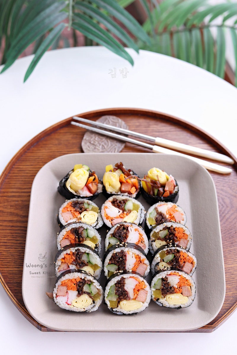 집 김밥 맛있게 싸는법 기본 김밥 만들기 레시피