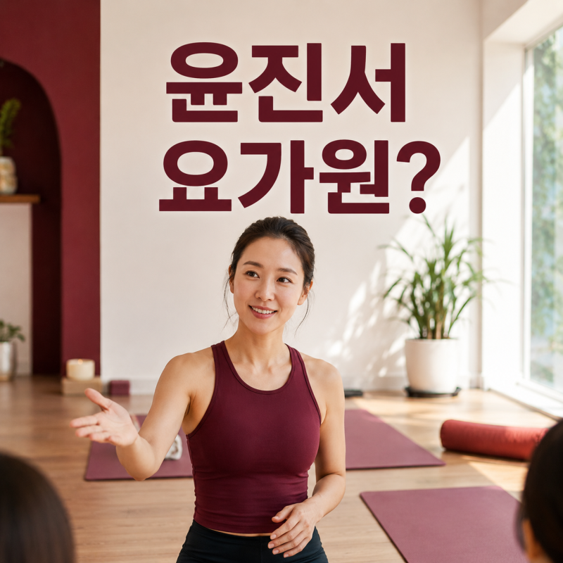 배우 윤진서가 요가 스승으로, 요가원 운영 근황 공개
