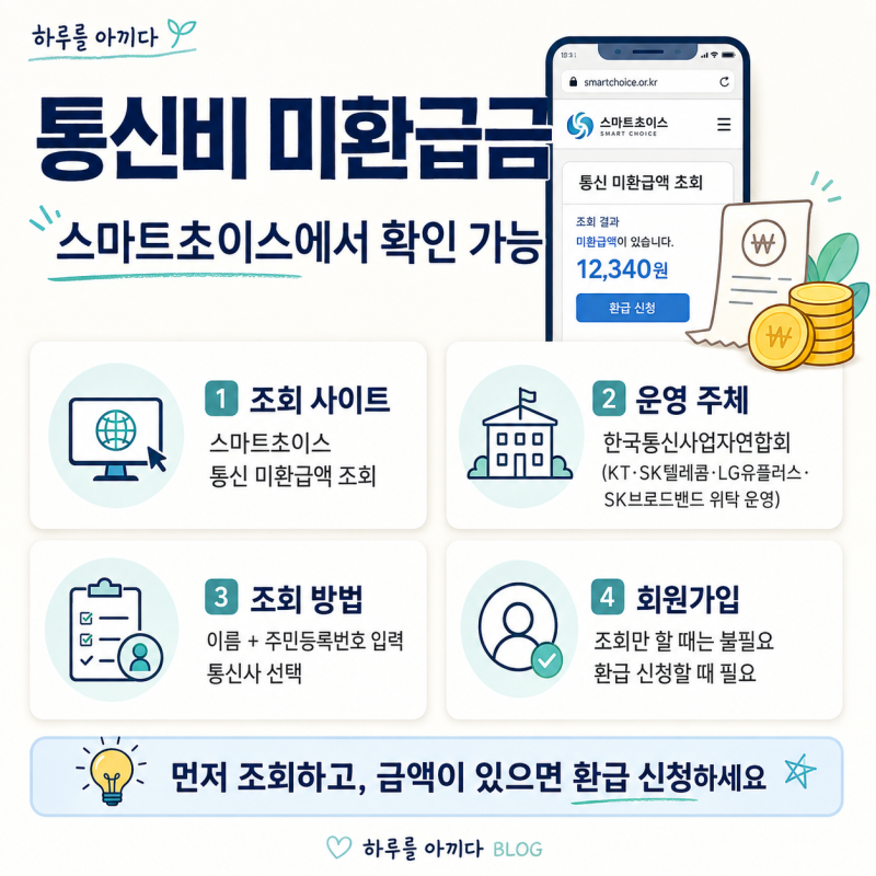통신비 미환급금 조회, 나도 돌려받을 돈 있을까?